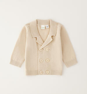 Cardigan cerimonia neonato BEIGE