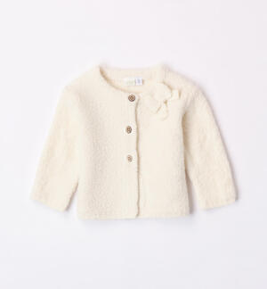 Girls' cardigan with bow