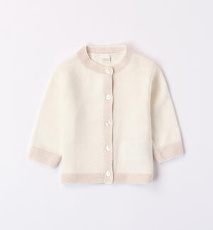 Cardigan in tricot for babies