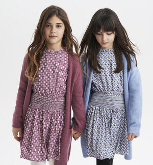 Girls' long cardigan VIOLET