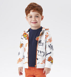 Colorata felpa bambino con cappuccio