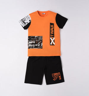 Boy's summer outfit ORANGE