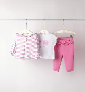 3-piece baby girl outfit