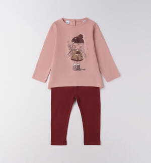 Completo bambina con leggings