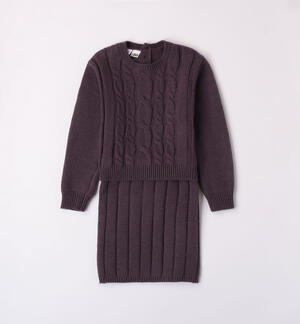 Girls' knitted set