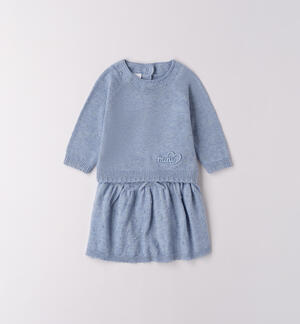 Completo bimba con gonna AZZURRO