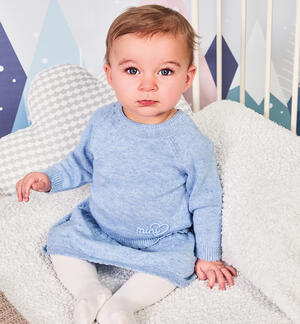 Completo bimba con gonna AZZURRO