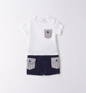 Completo bimbo neonato BIANCO