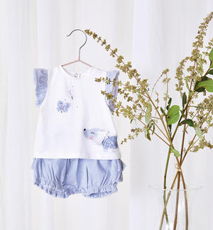 Short butterfly baby girl outfit