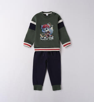 Completo da bambino 2 pezzi VERDE