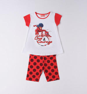 Completo estivo bambina "Miracolous" a pois