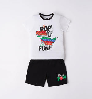 Completo estivo bambino dinosauro
