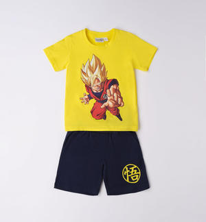 Boy's summer ¿Dragon Ball¿ outfit YELLOW