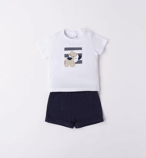 Baby boy puppy summer outfit