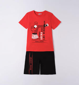 Boy's summer outfit RED