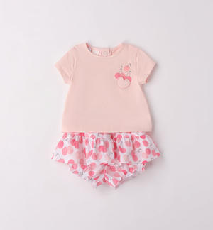 Cherries baby girl outfit