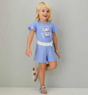 Completo per bambina AZZURRO