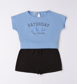Completo ragazza estivo BLU