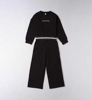 Completo ragazza sportivo NERO