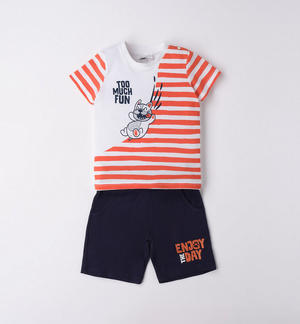 Completo rigato bambino