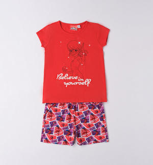 Completo rosso bambina "Miracolous"