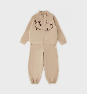 Girls' sports outfit BEIGE