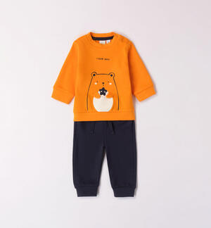 Baby boys' winter tracksuit YELLOW