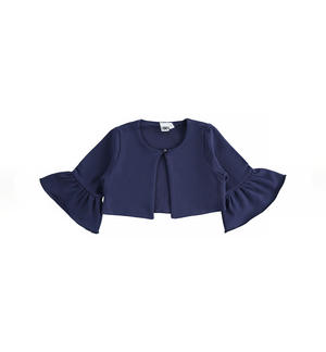 Coprispalle in felpa per bambina BLU
