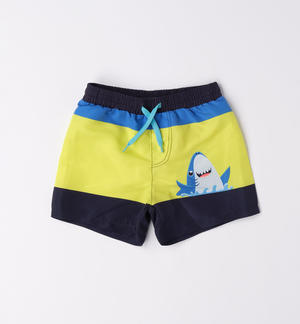 Costume boxer bambino con squalo