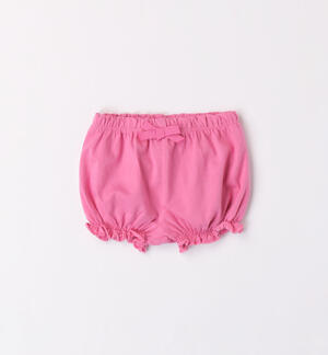 Pink baby culottes