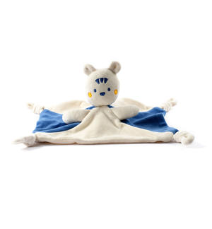 Doudou neonato con orsetto BLU
