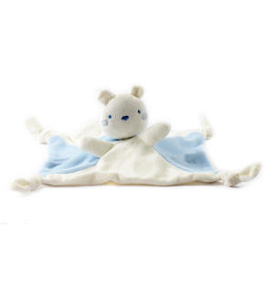 Newborn baby doudou with teddy bear