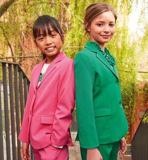 Girls' elegant jacket GREEN