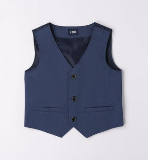Elegante gilet blu ragazzo