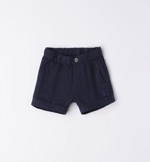 Elegant shorts for baby boy in linen