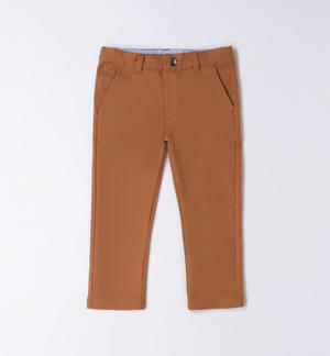 Boy's elegant sweatpants BROWN