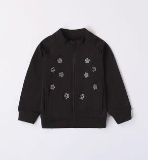 Felpa bambina con zip
