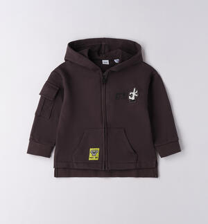 Felpa bambino con zip 