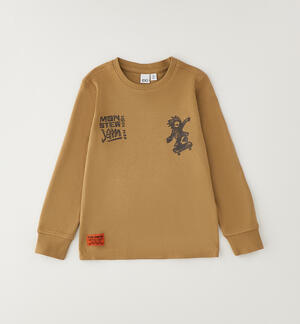Felpa bambino in cotone BEIGE