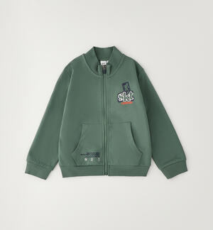 Children's high-neck sweatshirt GREEN