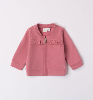 Sweatshirt with ruffles VIOLET