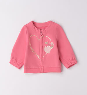 Felpa con zip neonata