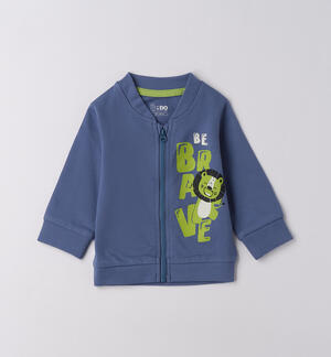 Felpa con zip neonato