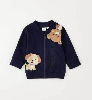 Felpa con zip neonato