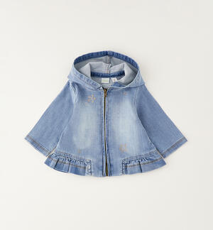 Baby girl hooded sweatshirt