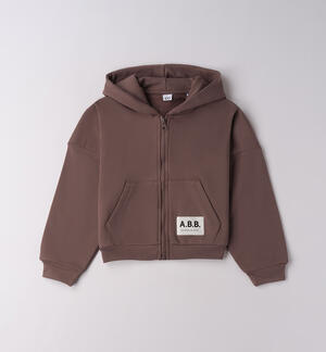Boys' sweatshirt BROWN