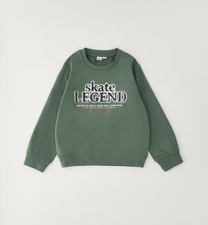Crewneck sweatshirt for children GREEN