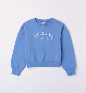 Girls' crew neck sweatshirt