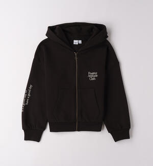 100% cotton girls` sweatshirt