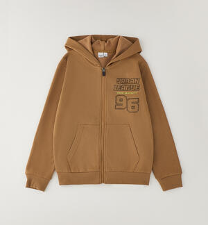 Felpa ragazzo con cappuccio BEIGE